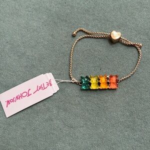 Betsey Johnson Gummy Bear Slide Bracelet New